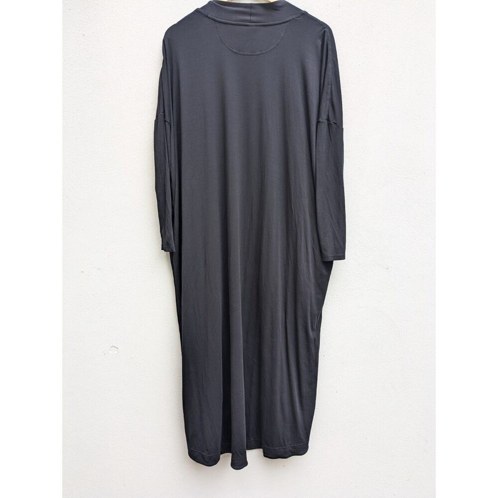 Athleta Modal Robe Black XXS Long Cardigan Sleep Pajama Womens Retail $129 - Picture 7 of 9